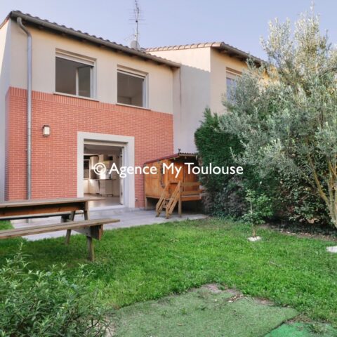 Toulouse Nord proche Aucamville - Maison mitoyenne T4 avec jardin et parking