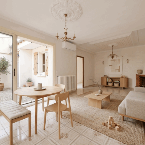 Fontaine Lestang - Maison T3 avec garage, cour/jardin et potentiel